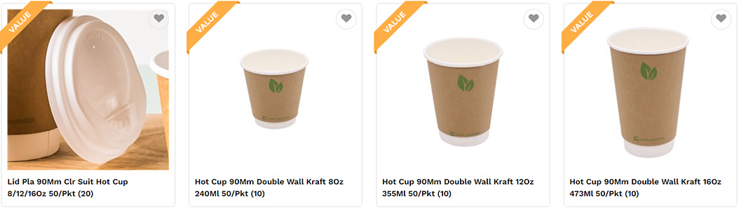 Earth Essentials Cups and Lid
